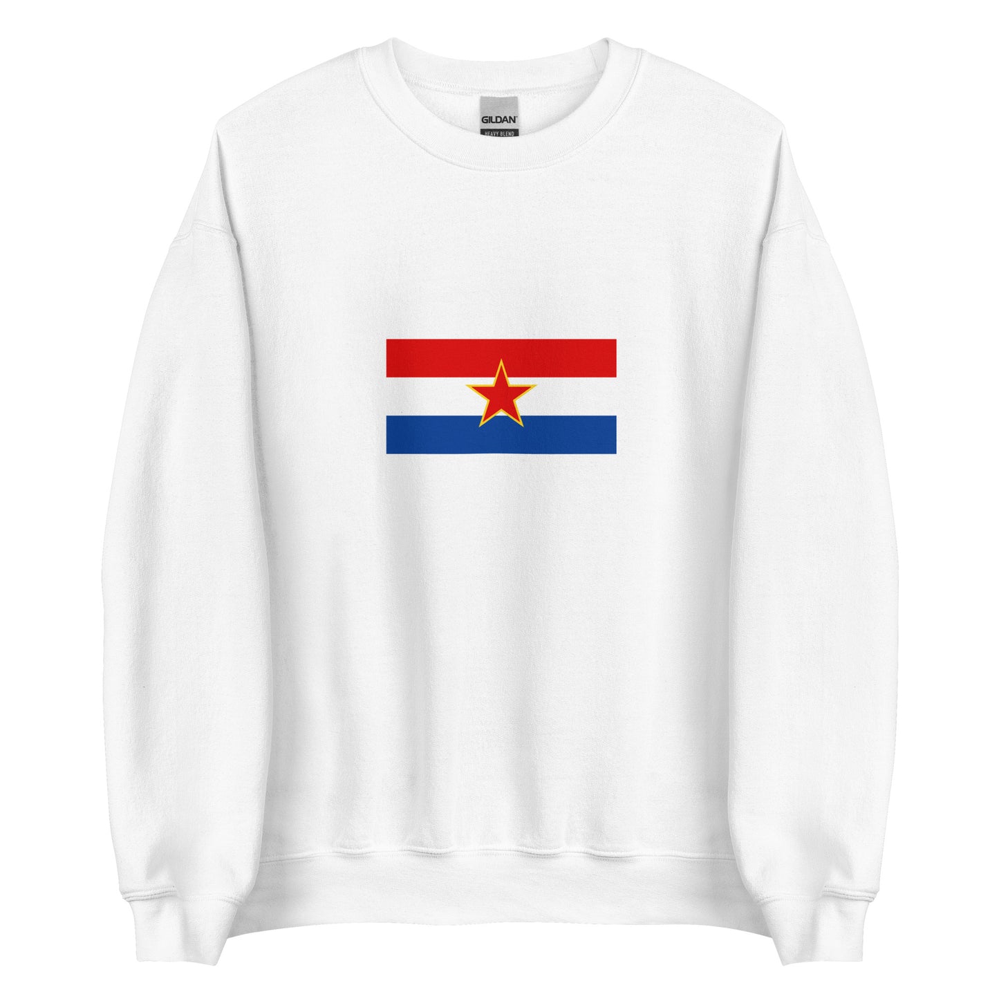 Croatia - Socialist Republic of Croatia (1941-1991) | Historical Croatian Flag Interactive Sweatshirt