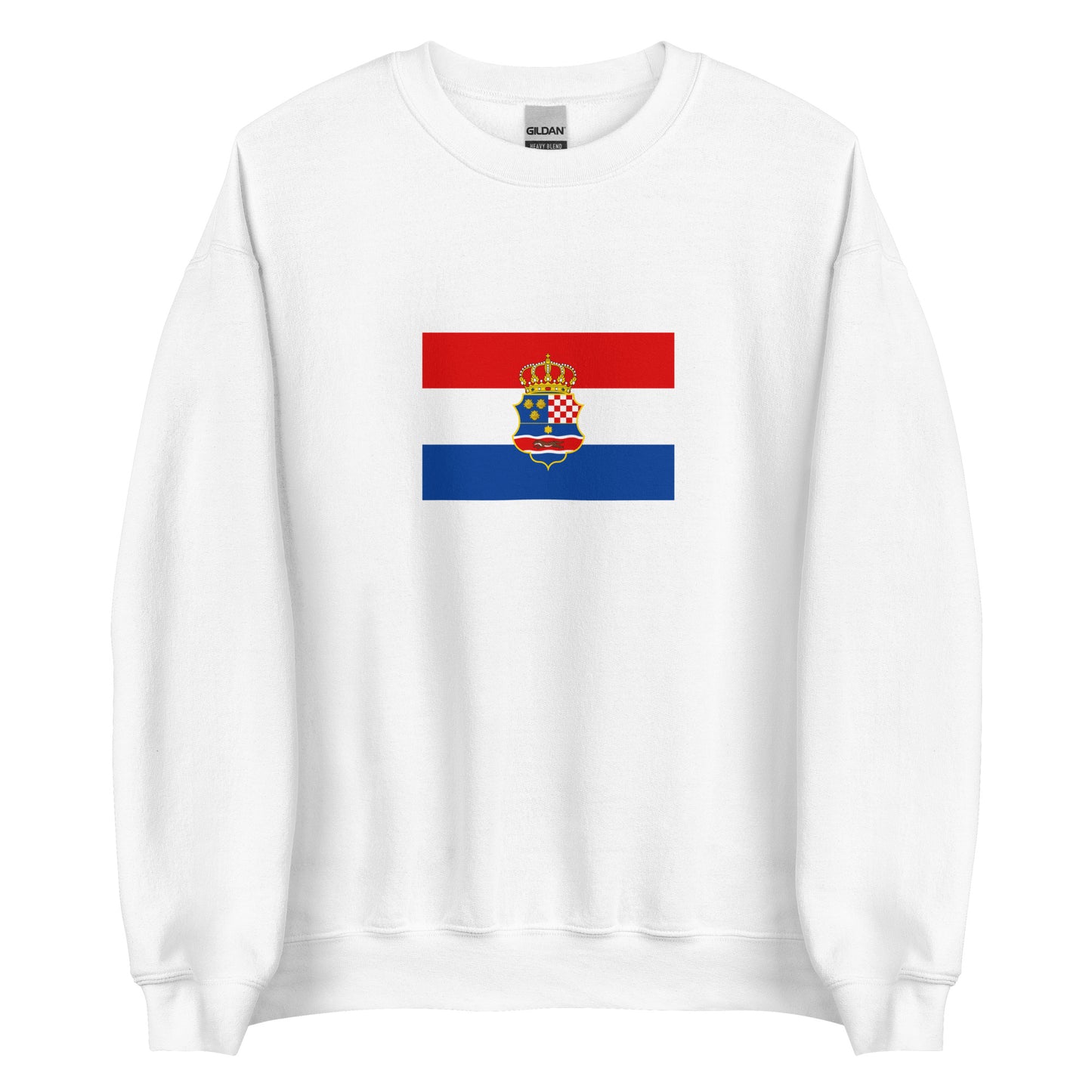 Croatia - Kingdom of Croatia-Habsburg (1527 - 1868) | Historical Flag Unisex Sweatshirt