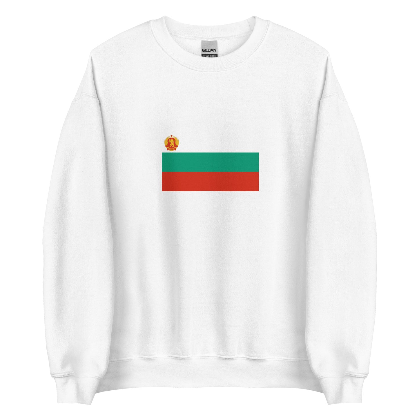 Bulgaria - People's Republic of Bulgaria (1946-1990) | Historical Bulgarian Flag Interactive Sweatshirt