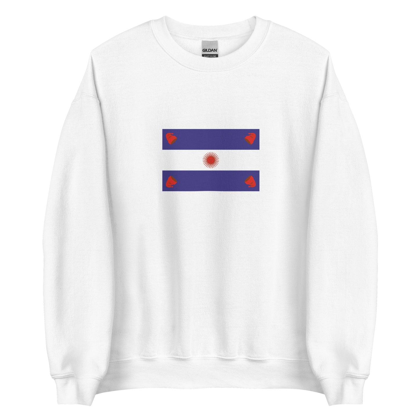 Argentina - Argentine Confederation (1831-1861) | Historical Argentina Flag Interactive Sweatshirt