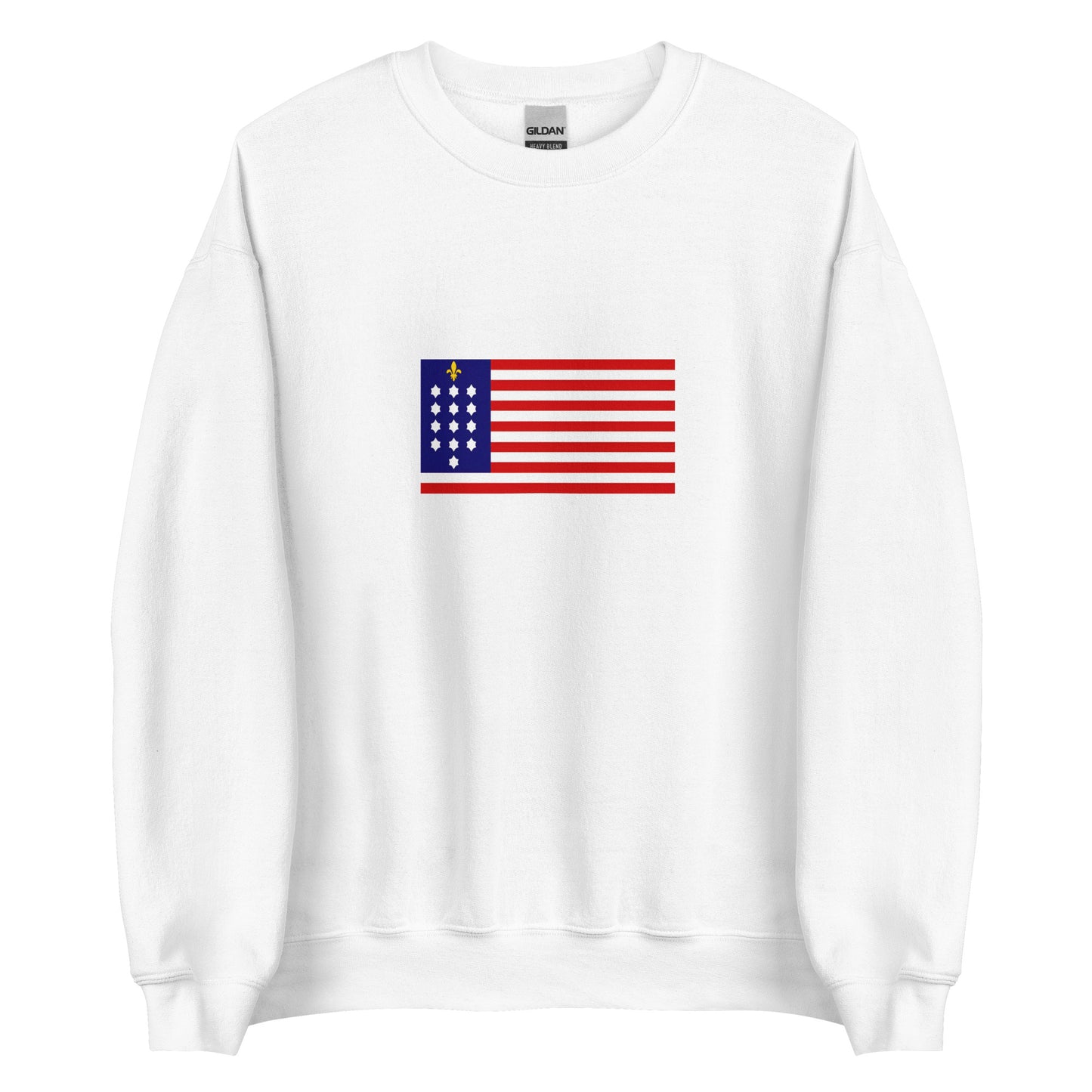 USA - Franco-American Alliance (1781) | Historical American Flag Interactive Sweatshirt