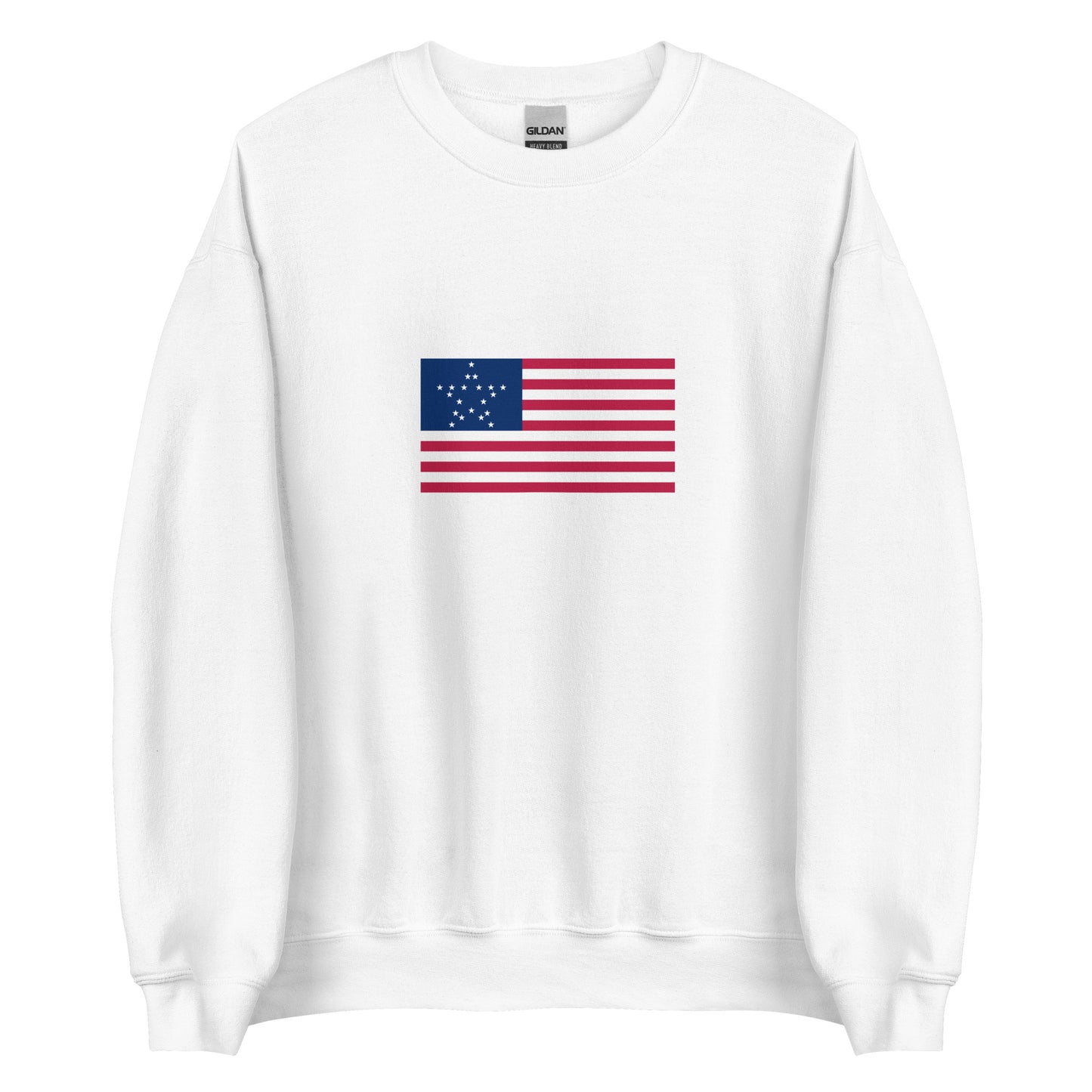 USA - 20 Great Star Flag (1818) | Historical American Flag Interactive Sweatshirt