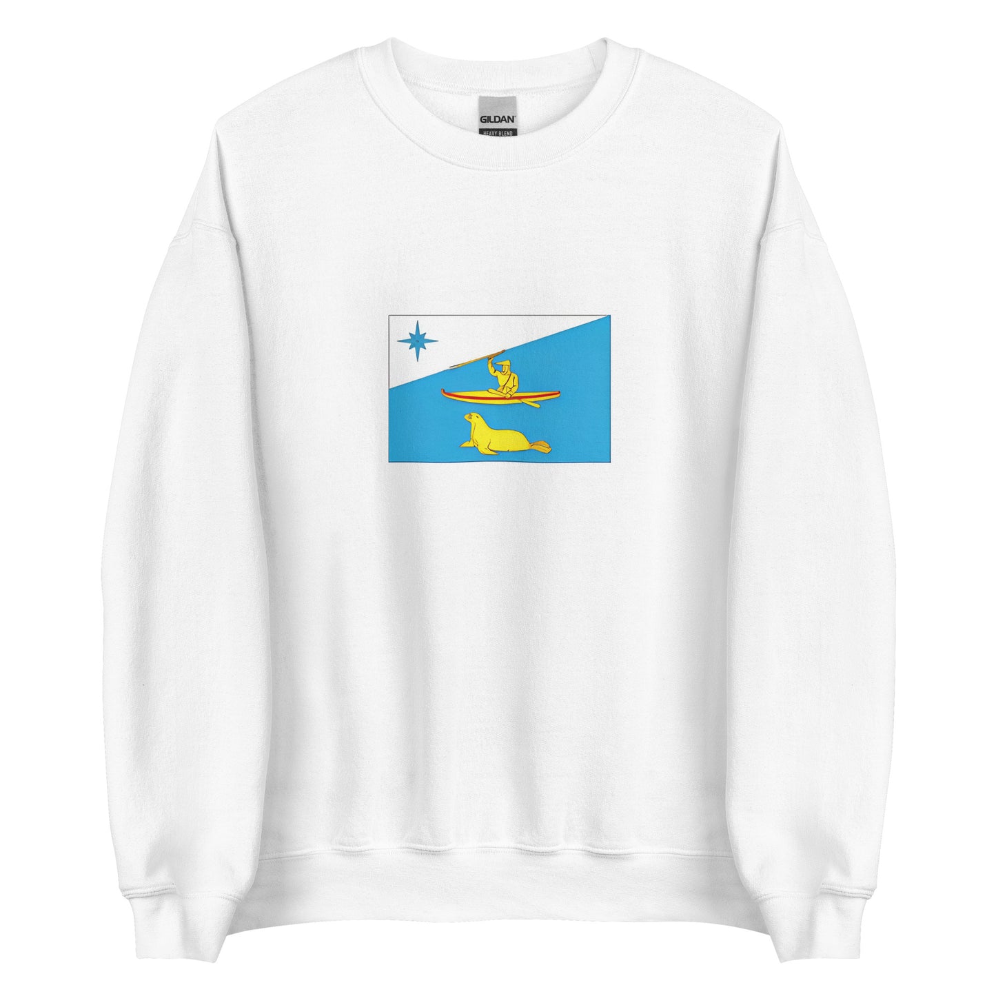 USA - Aleuts People | Indigenous American Flag Interactive Sweatshirt