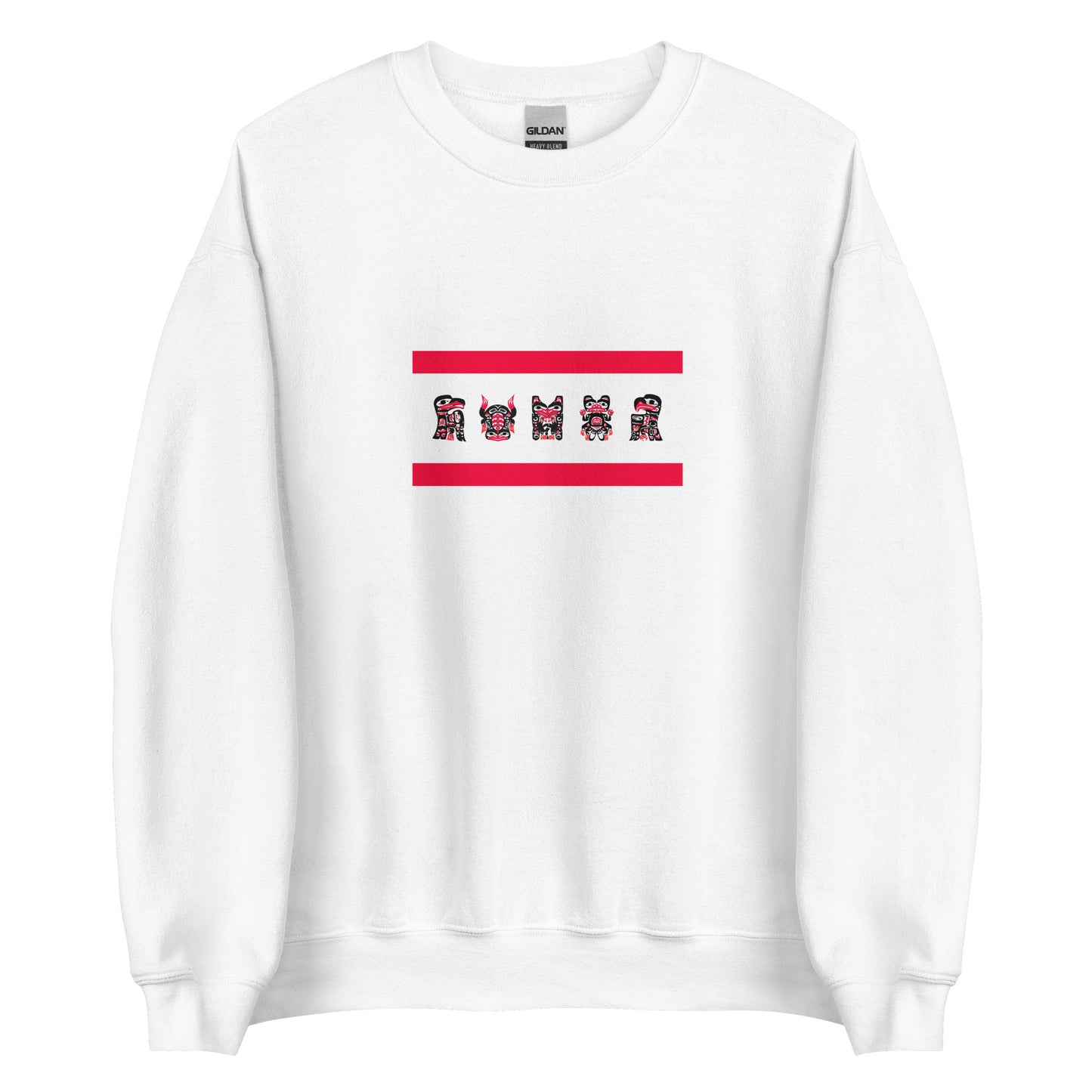 USA - Tlingit People | Indigenous American Flag Interactive Sweatshirt