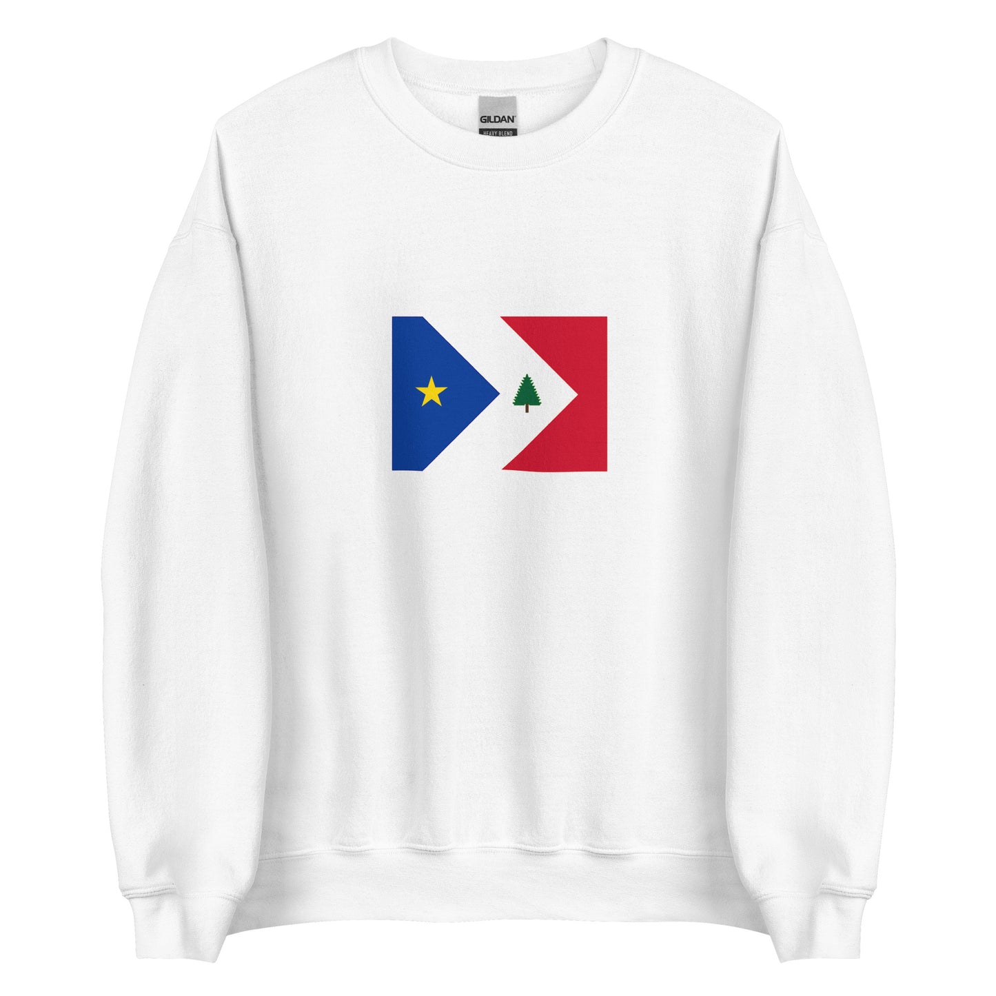 USA - New England Acadians | Ethnic American Flag Interactive Sweatshirt