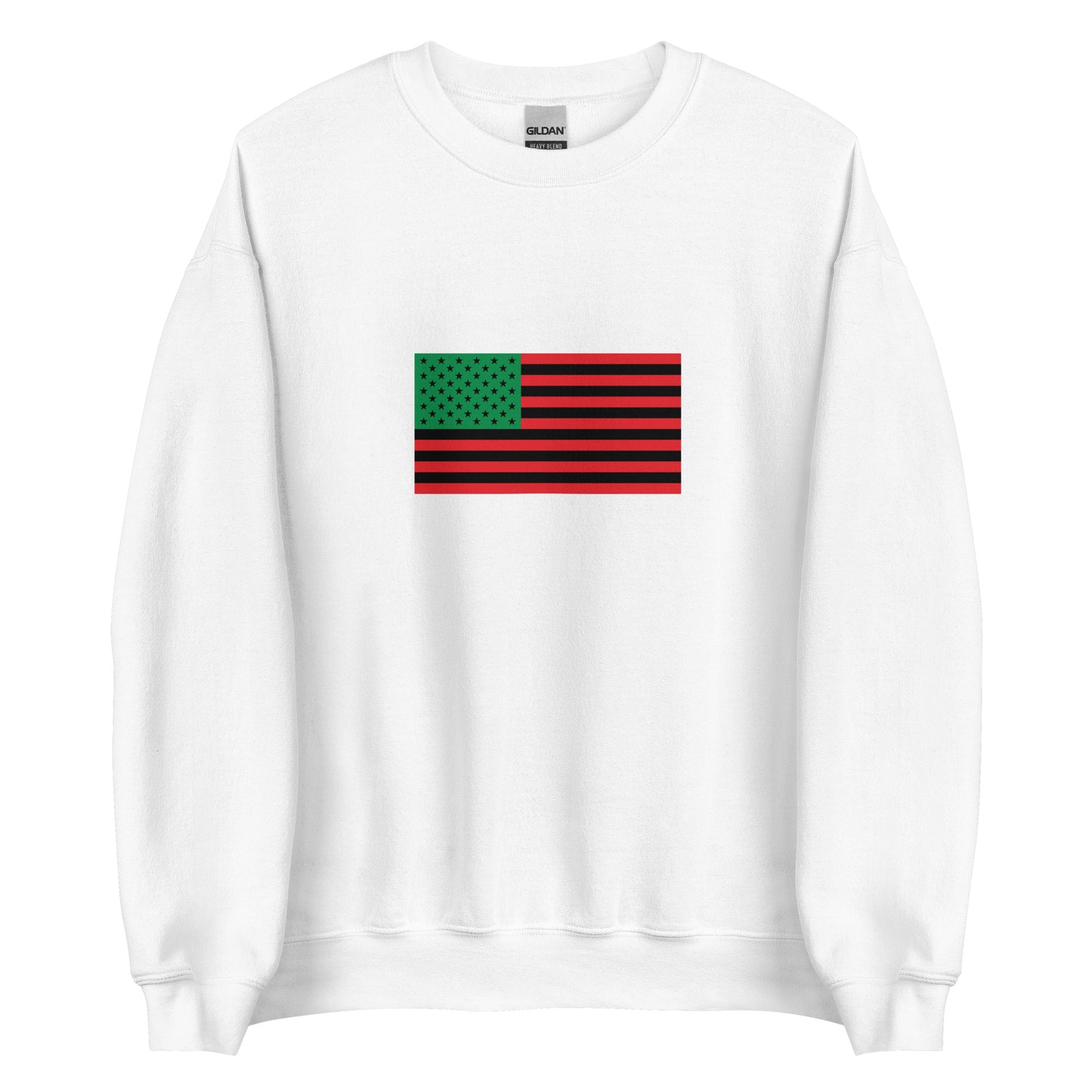 USA - African Americans | Ethnic American Flag Interactive Sweatshirt