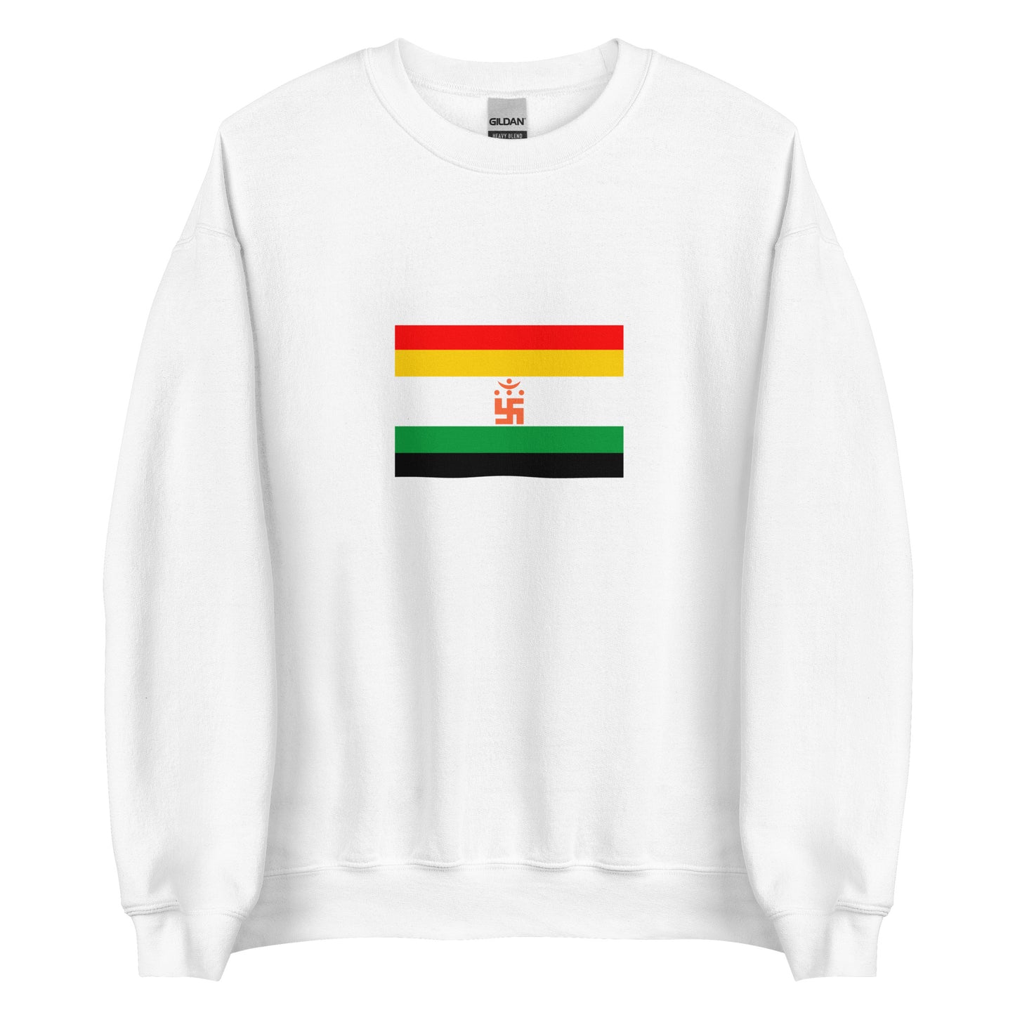 India - Jainism | Ethnic Indian Flag Interactive Sweatshirt