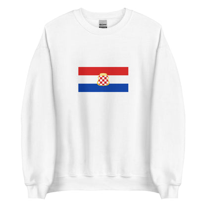 Croatia - Herzegovinian Croats | Ethnic Croatian Flag Interactive Sweatshirt